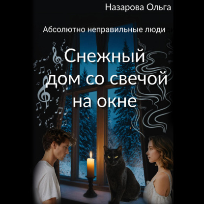 Снежный дом со свечой на окне (Ольга Назарова)
